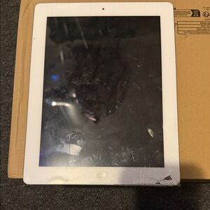 Apple Tablet with White Frame